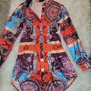 AKIRA Size Small Woman's button up dress